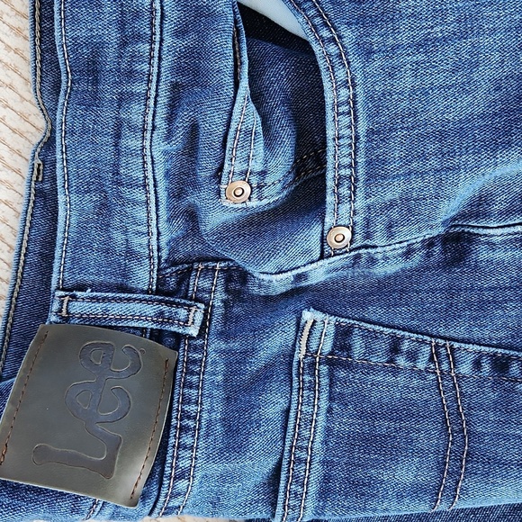 Lee Men's Classic Indigo Jeans, 30x32 - Picture 2 of 7